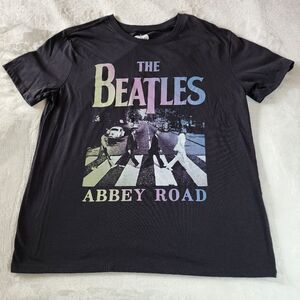 The Beatles Abbey Road Tshirt With Graphics And Rhinestones Size Medium